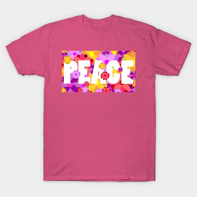 Flower Peace T-Shirt by Jokertoons
